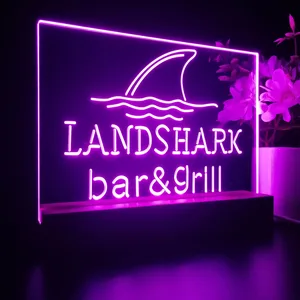 Landshark Lager Bar and Grill Sharkfin LED Desk Light