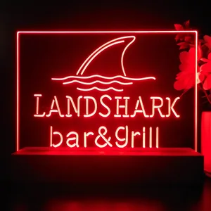 Landshark Lager Bar and Grill Sharkfin LED Desk Light