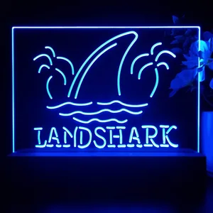 Landshark Lager Sharkfin 2 LED Desk Light