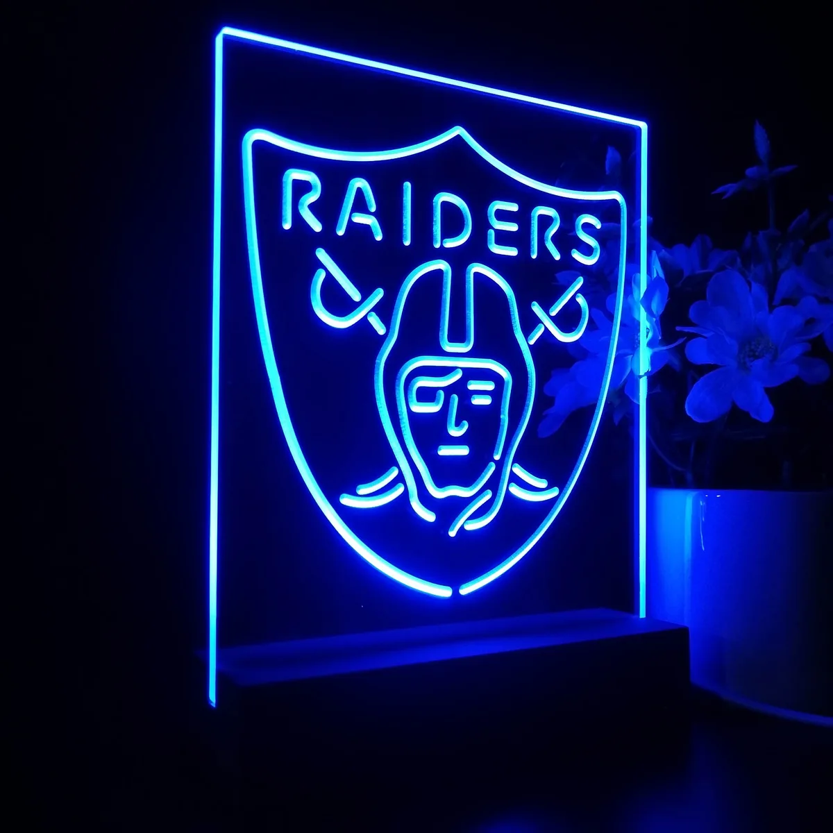Las Vegas Raiders LED Desk Light