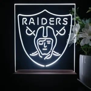 Las Vegas Raiders LED Desk Light