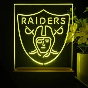 Las Vegas Raiders LED Desk Light