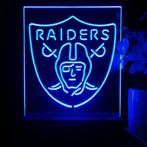 Las Vegas Raiders LED Desk Light