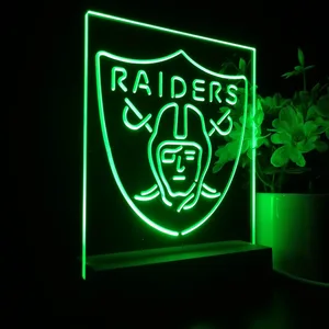 Las Vegas Raiders LED Desk Light