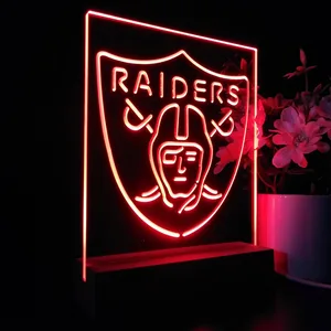 Las Vegas Raiders LED Desk Light
