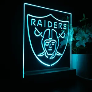 Las Vegas Raiders LED Desk Light