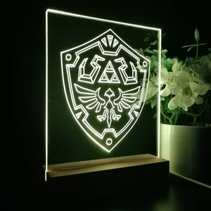 Legend of Zelda Hylian Shield LED Desk Light