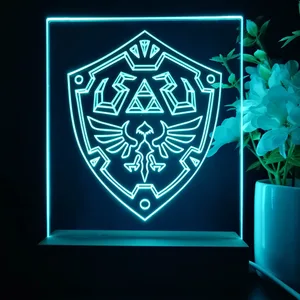 Legend of Zelda Hylian Shield LED Desk Light