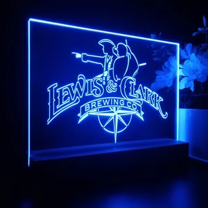 Lewis & Clark Brewing Co. Vintage Logo LED Desk Light