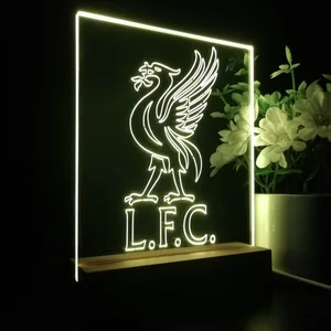 Liverpool Football Club Logo LED Desk Light