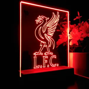 Liverpool Football Club Logo LED Desk Light