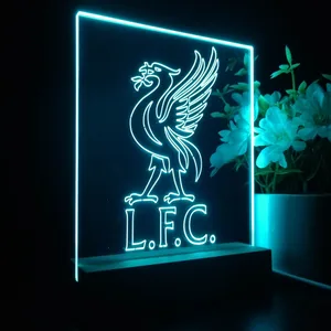 Liverpool Football Club Logo LED Desk Light