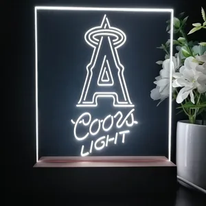 Los Angeles Angels Coors Light LED Desk Light