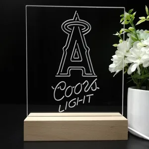 Los Angeles Angels Coors Light LED Desk Light