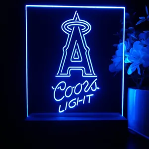 Los Angeles Angels Coors Light LED Desk Light
