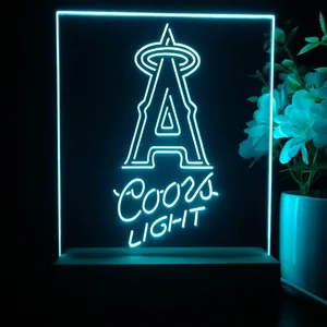 Los Angeles Angels Coors Light LED Desk Light