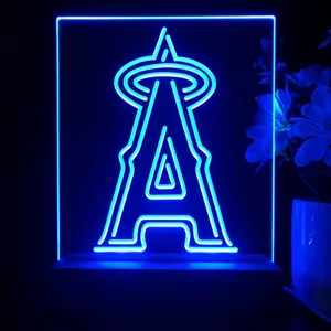 Los Angeles Angels of Anaheim Logo 1 LED Desk Light