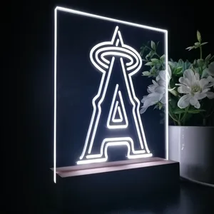 Los Angeles Angels of Anaheim Logo 1 LED Desk Light