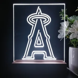 Los Angeles Angels of Anaheim Logo 1 LED Desk Light