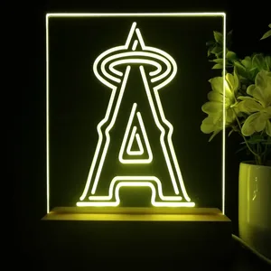 Los Angeles Angels of Anaheim Logo 1 LED Desk Light