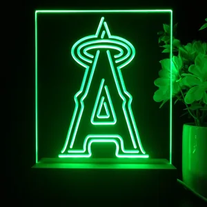 Los Angeles Angels of Anaheim Logo 1 LED Desk Light