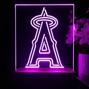 Los Angeles Angels of Anaheim Logo 1 LED Desk Light