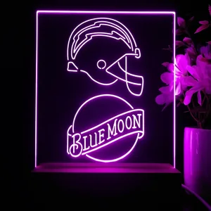 Los Angeles Chargers Blue Moon LED Desk Light