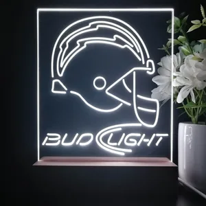 Los Angeles Chargers Bud Light LED Desk Light