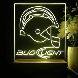 Los Angeles Chargers Bud Light LED Desk Light
