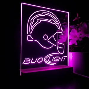 Los Angeles Chargers Bud Light LED Desk Light