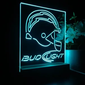 Los Angeles Chargers Bud Light LED Desk Light