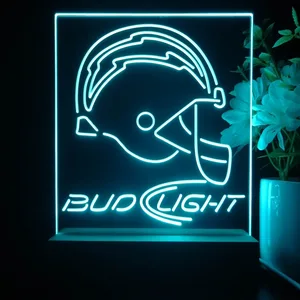 Los Angeles Chargers Bud Light LED Desk Light