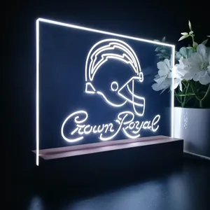 Los Angeles Chargers Crown Royal LED Desk Light