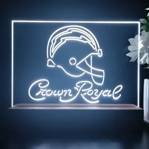 Los Angeles Chargers Crown Royal LED Desk Light