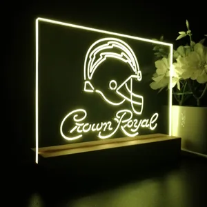 Los Angeles Chargers Crown Royal LED Desk Light