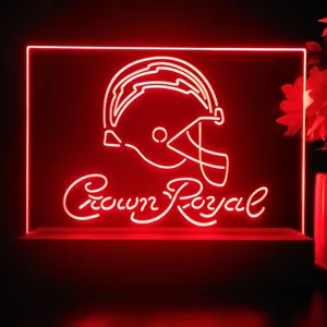 Los Angeles Chargers Crown Royal LED Desk Light