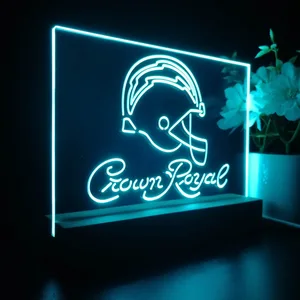Los Angeles Chargers Crown Royal LED Desk Light