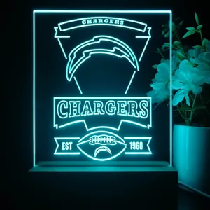 Los Angeles Chargers EST 1960 LED Desk Light