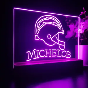 Los Angeles Chargers Michelob LED Desk Light