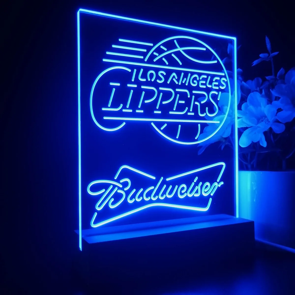 Los Angeles Clippers Budweiser LED Desk Light