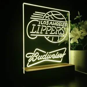 Los Angeles Clippers Budweiser LED Desk Light