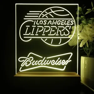 Los Angeles Clippers Budweiser LED Desk Light