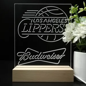 Los Angeles Clippers Budweiser LED Desk Light