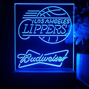 Los Angeles Clippers Budweiser LED Desk Light