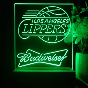 Los Angeles Clippers Budweiser LED Desk Light