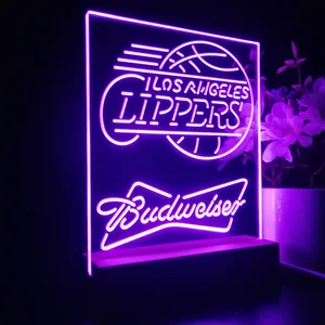 Los Angeles Clippers Budweiser LED Desk Light