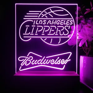 Los Angeles Clippers Budweiser LED Desk Light