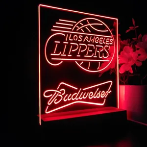 Los Angeles Clippers Budweiser LED Desk Light