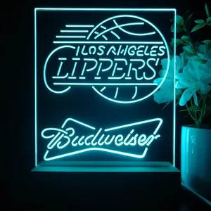 Los Angeles Clippers Budweiser LED Desk Light
