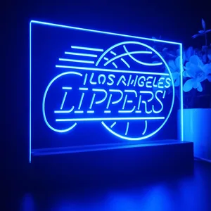 Los Angeles Clippers Logo LED Desk Light - Legacy Edition